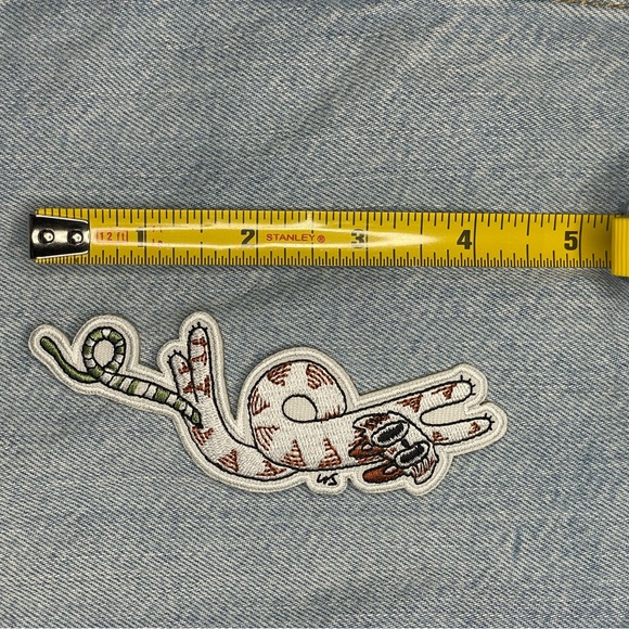 Iron on Patch - Cat with Butt String - Picture 4 of 4